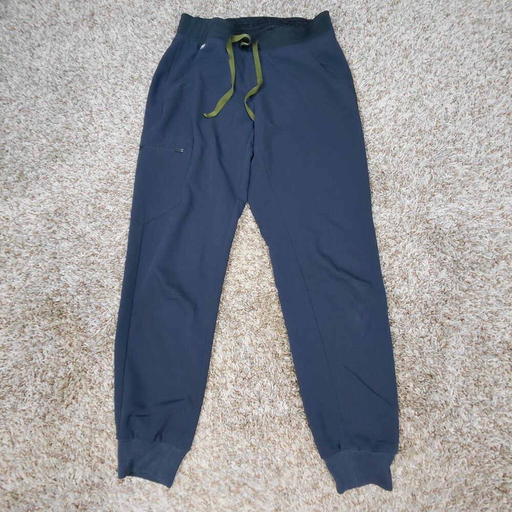 Figs Technical Zamora Scrubs Women’s Medium Dark Grey Jogger Pants Nursing